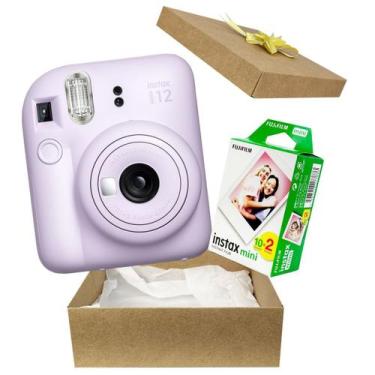 Imagem de Kit Presente Câmera Instantânea Instax Mini 12 Com 20 Fotos Lilás - fu