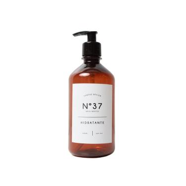 Imagem de Frasco Âmbar Minimal Álcool Branco