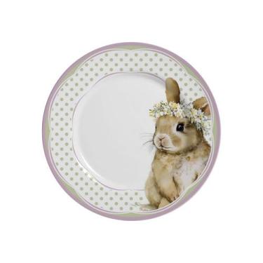 Imagem de Conjunto com 6 Pratos Raso Coelha Agnes Ø29cm - Alleanza Cerâmica