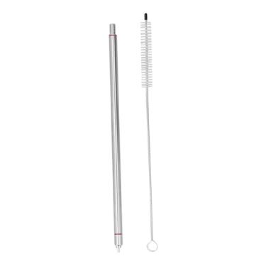 Imagem de MotiveTech Enchedor de garrafas com mola, ferramenta para fabricação de cerveja artesanal de 35 cm com escova de limpeza para chá, cerveja, cerveja caseira e