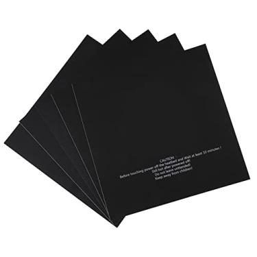 Imagem de Generic Adesivos de Impressão de Placa de Cama de Impressora 3D 220x220mm Fita Adesiva Preta e Branca Com 5 Pacotes para Melhor Adesão e Reutilização Adequada para Vários Materiais de Impressão