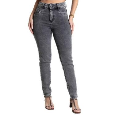 Imagem de Calça Jeans Sawary Cigarrete - 281893 - preta 38, Preto, 38