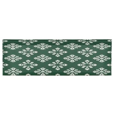 Imagem de CEBUGI Cortina blackout para janela – Cortinas de proteção de privacidade para cozinha/banheiro/sala de estar/lavanderia (137 x 45 cm, 1 painel, fundo vintage de Natal)