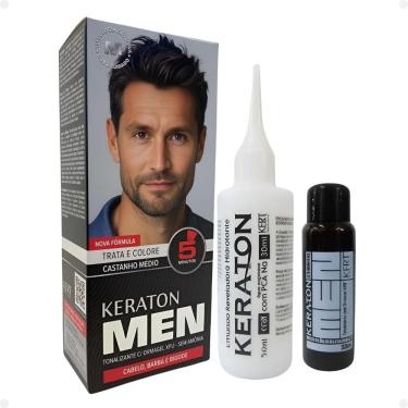 Imagem de Tonalizante Kert Keraton Men Castanho Médio