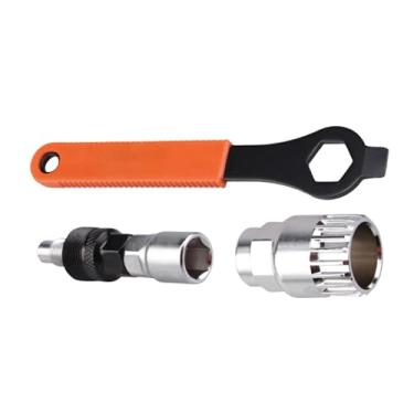 Imagem de Dynwave Ferramenta extratora de pedivela para bicicleta, removedor de movimento central, extrator de pedivela compacto e robusto para reparo de acessórios de, Style a