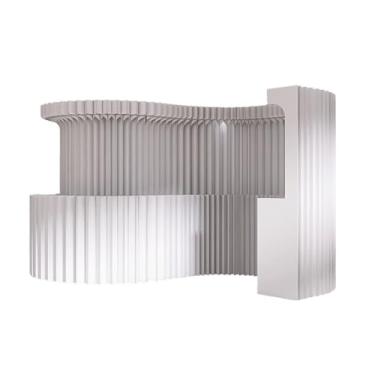 Imagem de Room divider Tela de papel dobrável com rack de armazenamento, loja de roupas de escritório, streaming ao vivo, divisor de sala, divisória de privacidade(3X1.6M/9.8X5.2FT)