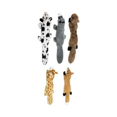 Imagem de Brinquedos De Pelúcia Squeaky Para Cães 5PCS Raposa Girafa Esquilo Vac