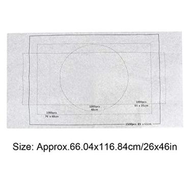 Imagem de Cryfokt Tapete de Quebra-cabeça Conveniente para Enrolar até 1500 Unidades de Armazenamento de Quebra-cabeças para Crianças, Preto 26 X 46 pol. (26 * 46 polegadas)