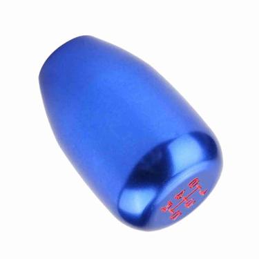 Imagem de Generic Botão de Mudança de Marcha do Carro Alavanca de Câmbio Manual de 5 Velocidades Com 3 Adaptadores, Fabricação de Precisão para Alta Confiabilidade, Cor Brilhante Não Desbota Facilmente, (Azul)