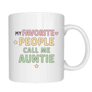 Imagem de EZCLASSY - Caneca My Favorite People Call Me - Caneca de café com citação pastel fofa para tia, avó, avô, mãe - presente significativo para o dia das mães, dia dos pais, aniversário e apreciação da