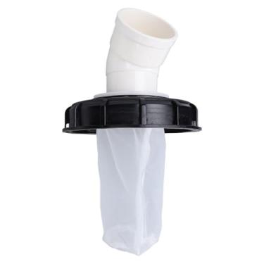 Imagem de aqxreight DN150?165mm Ton Drum Cover Plastic Reusable Ton Drum Cap Com Filtro para Indústria Alimentícia Farmacêutica Química 45 Graus Compatível a Maioria é o Barril de Tonelagem DN150?165mm (45