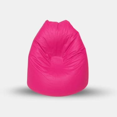 Imagem de Puff Fofão Pera Maca, Redondo, Adulto, Com Enchimento (Pink)