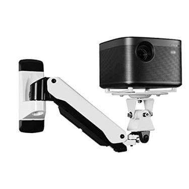 Imagem de XIANGGUI 1983 Suporte de projetor montado na parede Suporte de braço longo extensível rolamento de rotação de ângulo de 360 graus 7,5 kg adequado para escritórios e residências