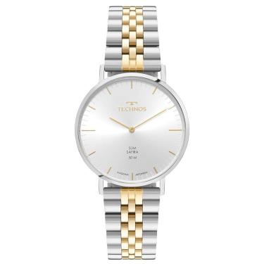 Imagem de Relógio Technos Masculino Slim Bicolor - 2025luj-1k