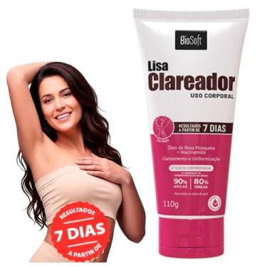 Imagem de Lisa Clareador Rosa Mosqueta 110g - BIO SOFT