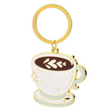 Imagem de Chaveiro Creative Latte Art Coffee Cup Mini Coffee Cup Pend - yiweisai