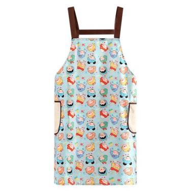 Imagem de Avental impermeável com estampa de desenho animado para mulheres - Yiw