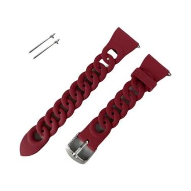 Imagem de Pulseira De 20mm Para Samsung Galaxy Watch 4/5 pro Active 2/3 Gear S3 