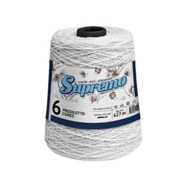 Imagem de Barbante Supremo Prediletto Cores Nº6 627 MT - Enovelar, 01 Branco