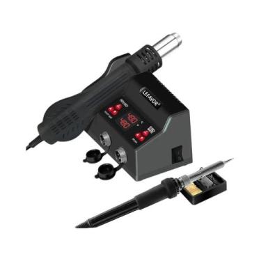 Imagem de Estação De Solda Digital 2 Em 1 Com Display LED Colorido, Ferro De Sol