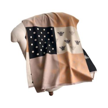 Imagem de Cachecol Feminino Grosso E Quente De Caxemira, Xale De Luxo Para Inver