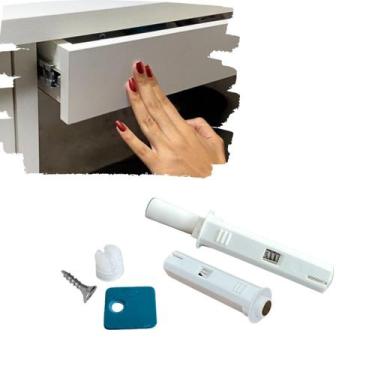 Imagem de Kit 10 Pulsador Toque Magnético Tip-on Porta Armário Móveis - Compras 