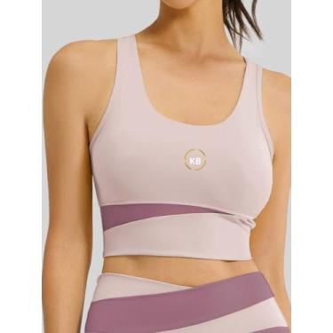 Imagem de Top Liso para Academia Yoga Pilates 4 cores Bojo Removível Em Poliamid