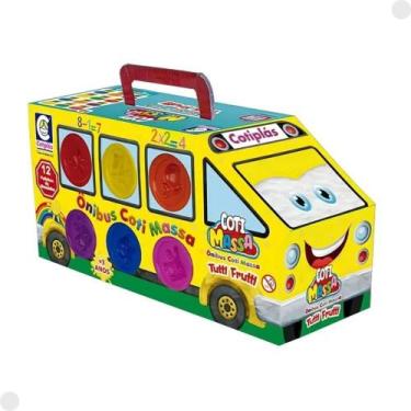 Imagem de Massinha 21 Massas Com Cheiro Ônibus - Cotiplás 2639
