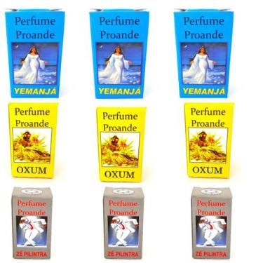 Imagem de Perfume Oxum Iemanja Zé Pilintra Proteção Espiritual Umbanda Candomblé