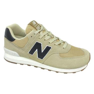 Imagem de Tenis Masculino Casual Clássico New Balance 574 V2, Bege, 39