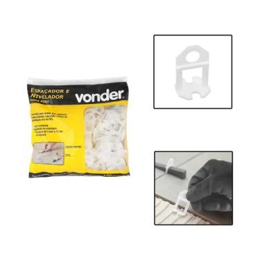 Imagem de Pacote Espaçador Nivelador Piso 1,0mm 100 Peças - Vonder