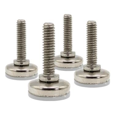 Imagem de Sapata Pé Nivelador Regulável Bucha Moveis 1/4X25 mm 4Uni