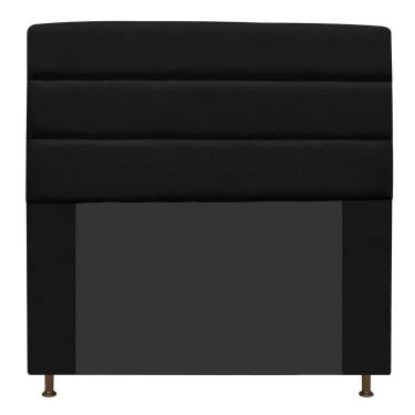 Imagem de Cabeceira Turim 195 Cm King Size Suede Preto