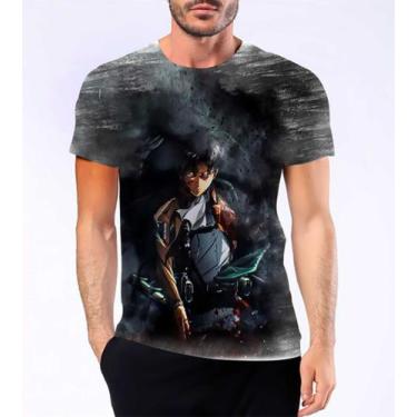 Imagem de Camiseta Camisa Levi Ackerman Capitão Attack On Titan Hd 2 - Estilo Kr