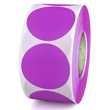 Imagem de Target Label Sticker Shooting Paster 5 cm Etiquetas redondas com código de cores roxas etiquetas adesivas redondas para movimentação, armazenamento, inventário, organização, codificação de cores,