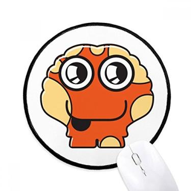 Imagem de Universo e alienígena laranja alienígena mouse pad desktop escritório tapete redondo para computador