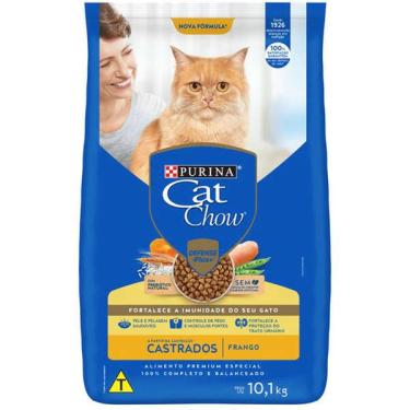 Imagem de Ração Nestlé Purina Cat Chow para Gatos Castrados - 10,1 Kg