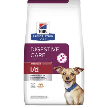 Imagem de Ração Seca Hill's Prescription Diet i/d Pedaços Pequenos Cuidado Gastrointestinal para Cães Adultos  - 7,5 Kg