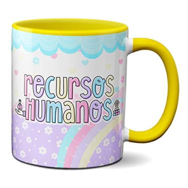 Imagem de Caneca Recursos Humanos Presente Criativo Profissional RH (Amarela)