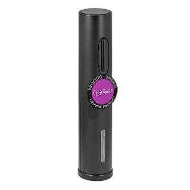 Imagem de Saca Rolhas El�trico em ABS e Corta Lacre Stopper TopGet (Preto)