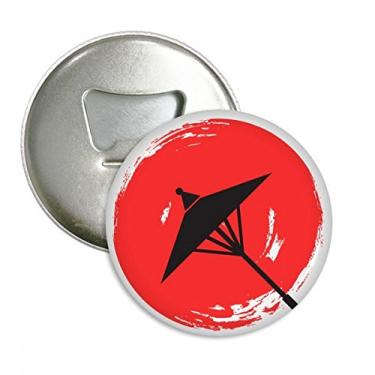 Imagem de Emblema multifuncional com ilustração de pintura de pincel, abridor de garrafa, ímã de geladeira