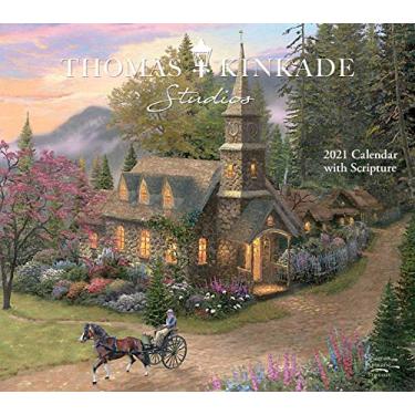 Imagem de Thomas Kinkade Studios 2021 Deluxe Wall Calendar with Scripture