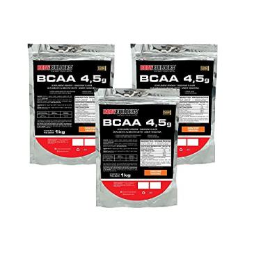 Imagem de Kit 3x Bcaa 4,5 Tangerina 1kg Bodybuilders