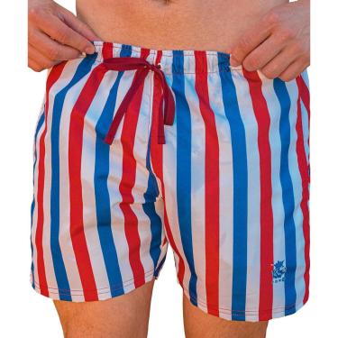 Imagem de Shorts Bermuda Praia Estampado Masculino Stripes - Form 23-Feminino
