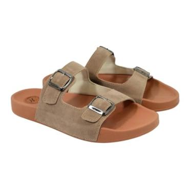 Imagem de Papete Masculina Birken Sandália com Fivelas Ajustáveis - Kadja (Pele, BR, Adulto, Numérico, G, 42)