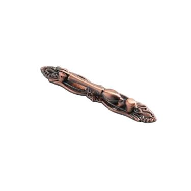 Imagem de Puxadores de gaveta de armário, móveis de cozinha, para maçaneta de armário, porta, gaveta, móveis de cozinha retrô, 8061,64 cobre vermelho