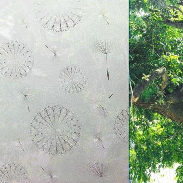 Imagem de Adesivo Jateado Dente de Leao Para Vidro Box Janela Banheiro - Open St