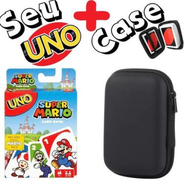 Imagem de Kit Case + Jogo de Cartas UNO - Super Mario