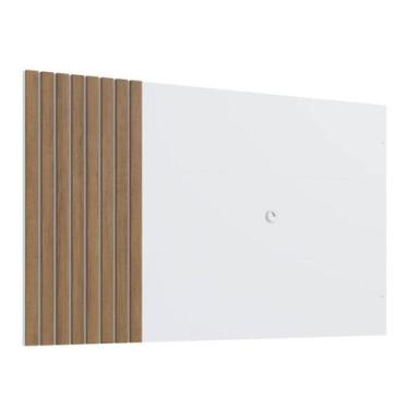 Imagem de Painel Para TV 65 Polegadas Ripado 180cm Branco Mel PRODDY - Milani St