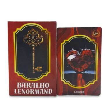 Imagem de Baralho Lenormand Cartomante de Paris 36 Cartas com Manual - flash